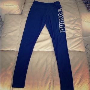 Blue Uconn leggings